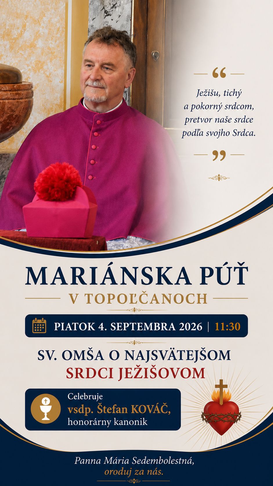 vsdp. &Scaron;tefan Kov&aacute;č - Mari&aacute;nska p&uacute;ť v Topoľčanoch